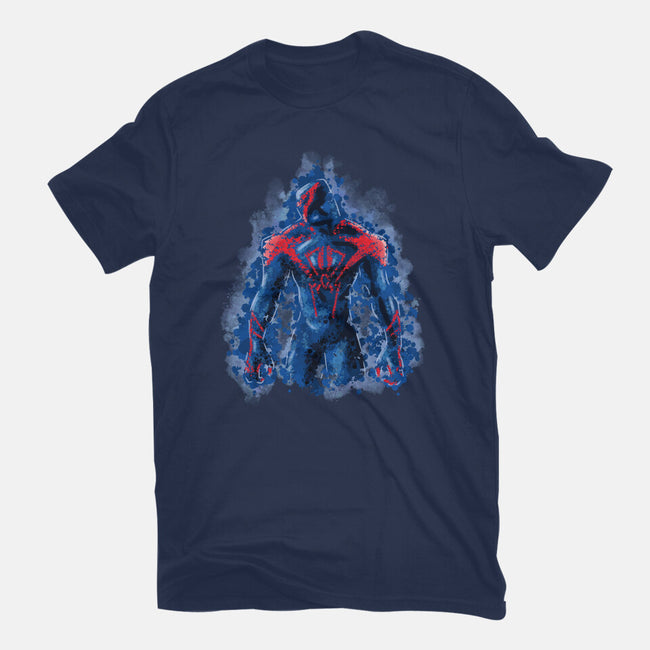 Spider Splatter-Womens-Fitted-Tee-nickzzarto