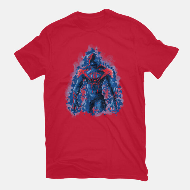 Spider Splatter-Womens-Fitted-Tee-nickzzarto