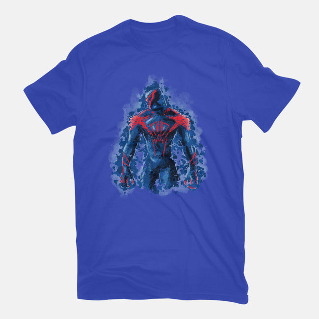 Spider Splatter-Womens-Fitted-Tee-nickzzarto