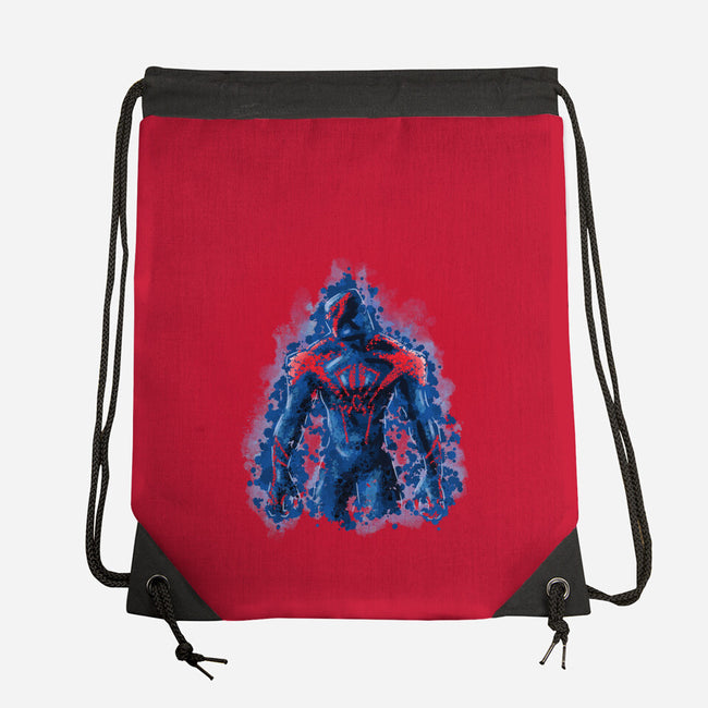 Spider Splatter-None-Drawstring-Bag-nickzzarto