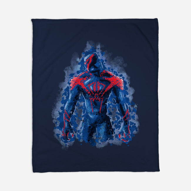 Spider Splatter-None-Fleece-Blanket-nickzzarto