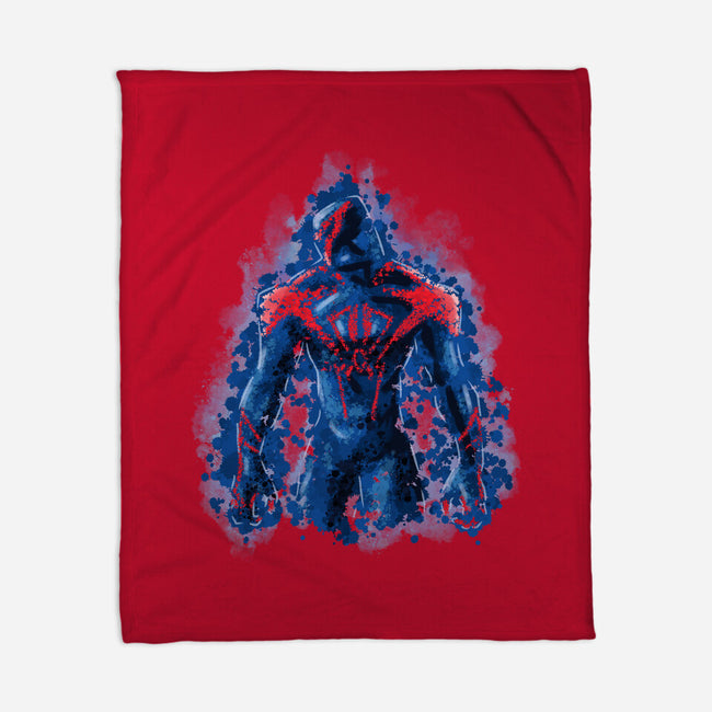 Spider Splatter-None-Fleece-Blanket-nickzzarto