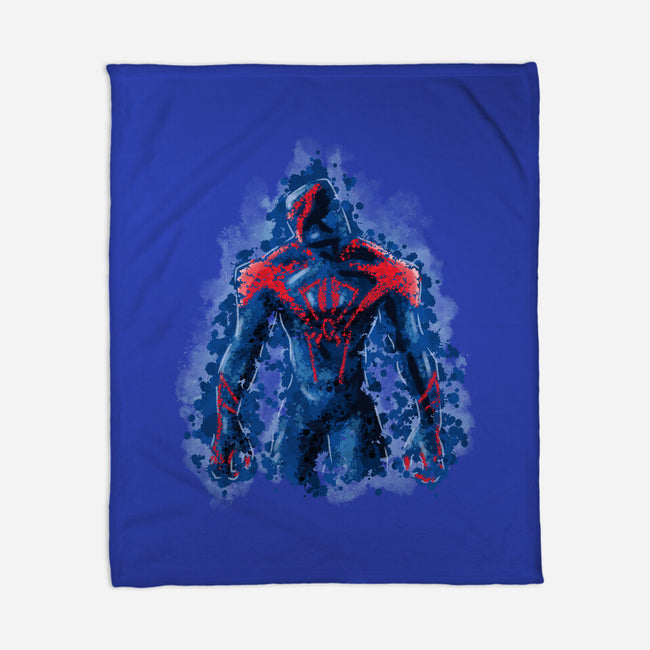Spider Splatter-None-Fleece-Blanket-nickzzarto