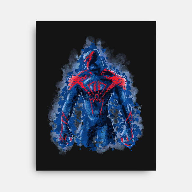 Spider Splatter-None-Stretched-Canvas-nickzzarto