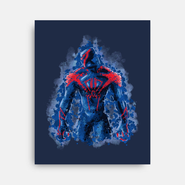 Spider Splatter-None-Stretched-Canvas-nickzzarto