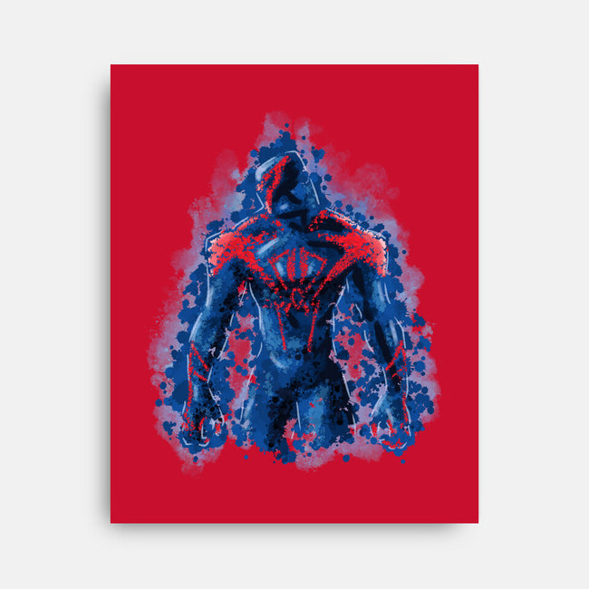 Spider Splatter-None-Stretched-Canvas-nickzzarto