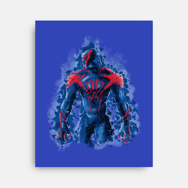 Spider Splatter-None-Stretched-Canvas-nickzzarto