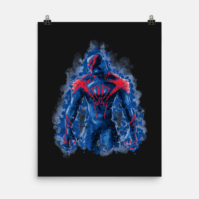 Spider Splatter-None-Matte-Poster-nickzzarto