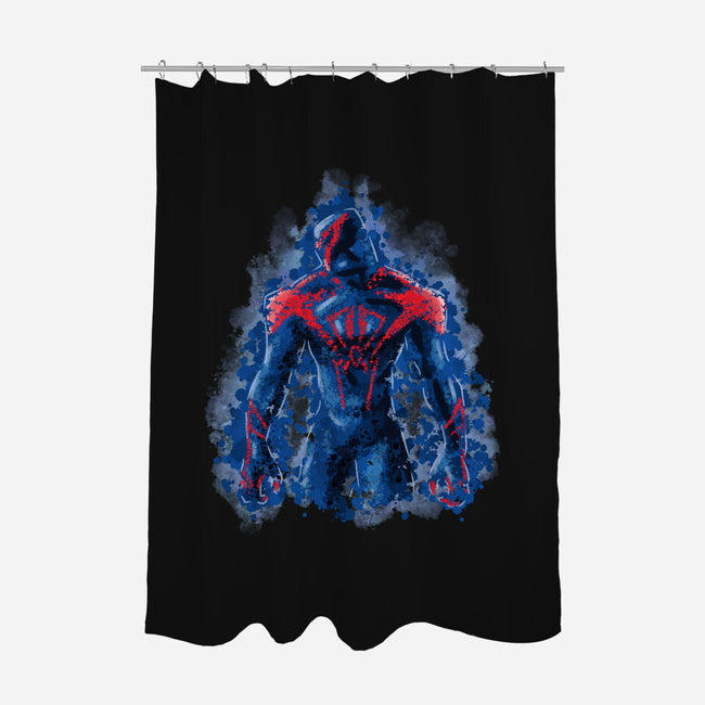 Spider Splatter-None-Polyester-Shower Curtain-nickzzarto