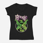 Ghost Boogie-Womens-V-Neck-Tee-Barbadifuoco