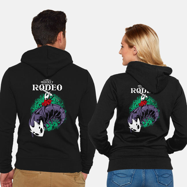 Hornet Rodeo-Unisex-Zip-Up-Sweatshirt-spoilerinc