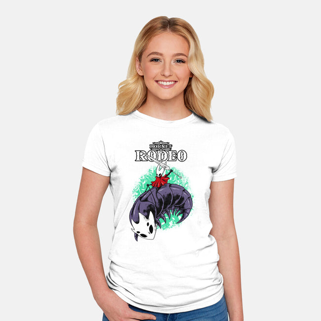 Hornet Rodeo-Womens-Fitted-Tee-spoilerinc