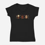 Cute Gingerbread Killers-Womens-V-Neck-Tee-xMorfina