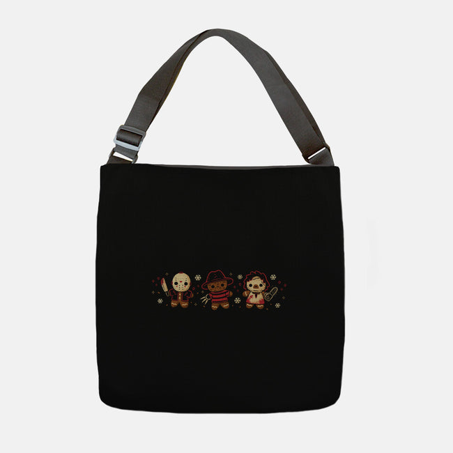 Cute Gingerbread Killers-None-Adjustable Tote-Bag-xMorfina
