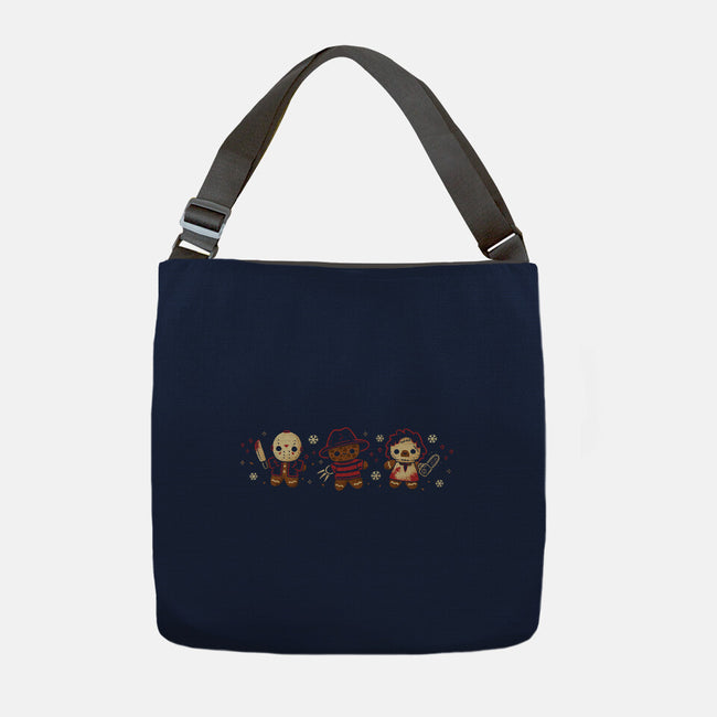 Cute Gingerbread Killers-None-Adjustable Tote-Bag-xMorfina