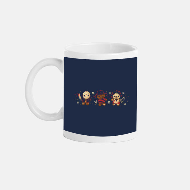 Cute Gingerbread Killers-None-Mug-Drinkware-xMorfina