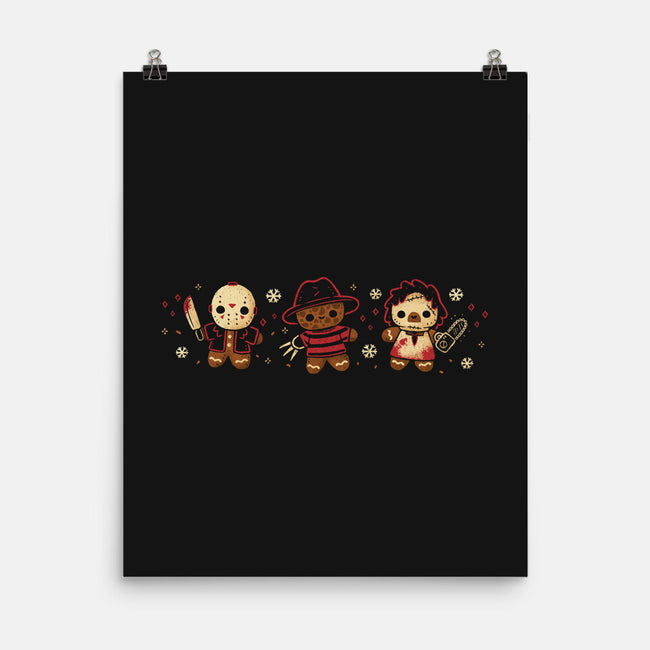 Cute Gingerbread Killers-None-Matte-Poster-xMorfina