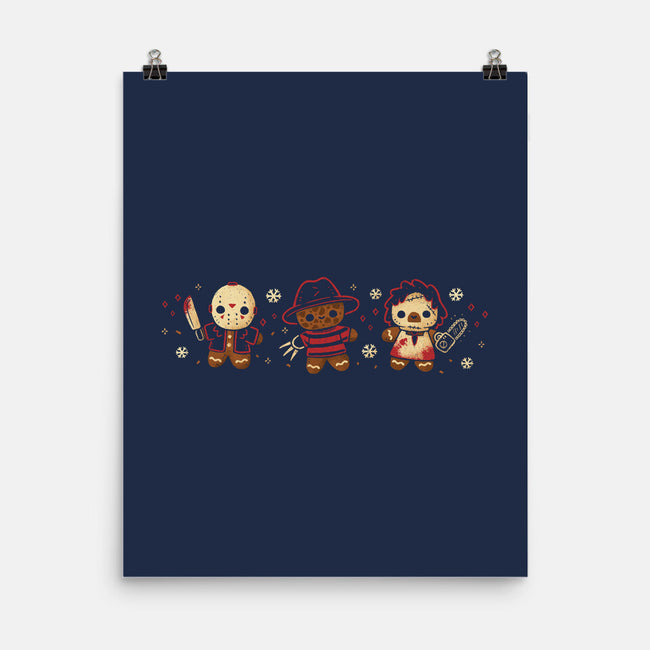 Cute Gingerbread Killers-None-Matte-Poster-xMorfina