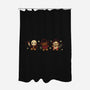 Cute Gingerbread Killers-None-Polyester-Shower Curtain-xMorfina