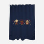 Cute Gingerbread Killers-None-Polyester-Shower Curtain-xMorfina
