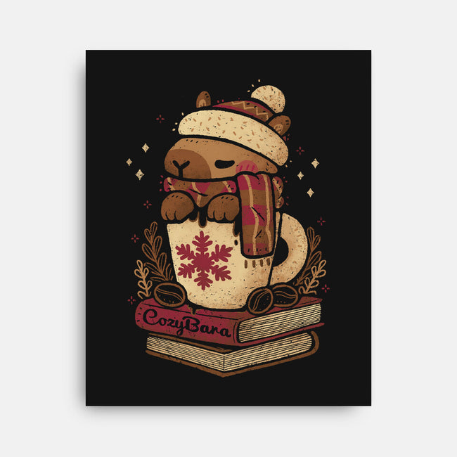 Chilly Cozy Capybara-None-Stretched-Canvas-xMorfina