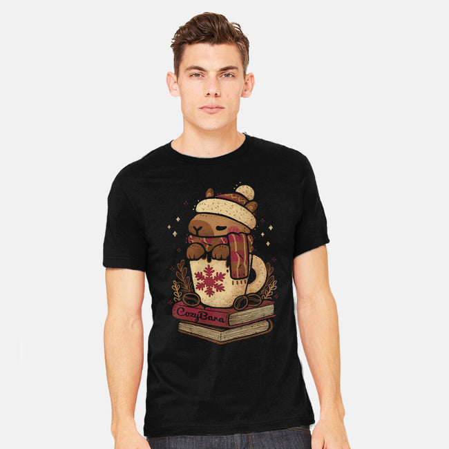 Chilly Cozy Capybara-Mens-Heavyweight-Tee-xMorfina