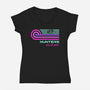 Retro Vintage Hunters-Womens-V-Neck-Tee-retrodivision
