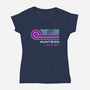 Retro Vintage Hunters-Womens-V-Neck-Tee-retrodivision
