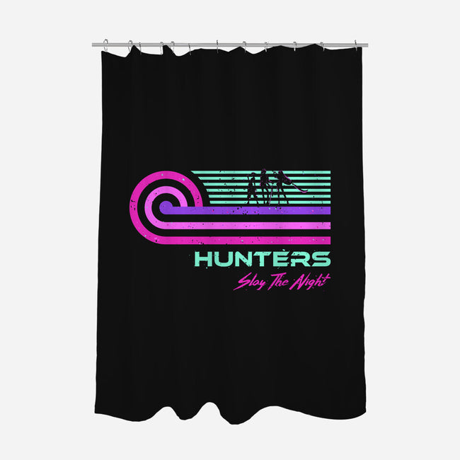 Retro Vintage Hunters-None-Polyester-Shower Curtain-retrodivision