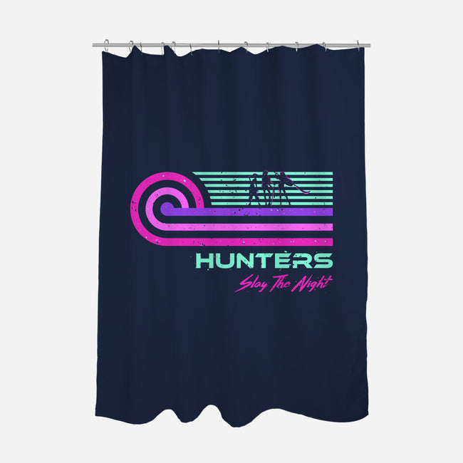 Retro Vintage Hunters-None-Polyester-Shower Curtain-retrodivision