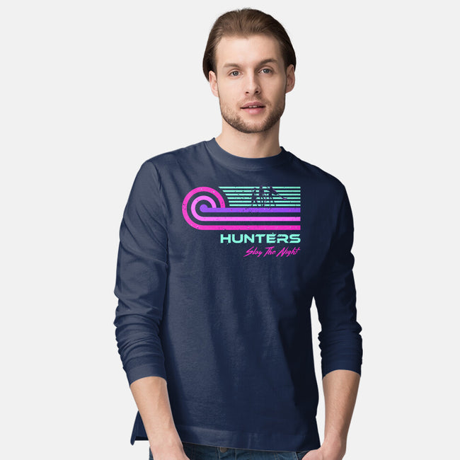 Retro Vintage Hunters-Mens-Long Sleeved-Tee-retrodivision