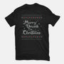 Merry Drunk Im Christmas-Womens-Fitted-Tee-xMorfina