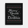 Merry Drunk Im Christmas-None-Stretched-Canvas-xMorfina