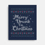 Merry Drunk Im Christmas-None-Stretched-Canvas-xMorfina