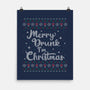 Merry Drunk Im Christmas-None-Matte-Poster-xMorfina