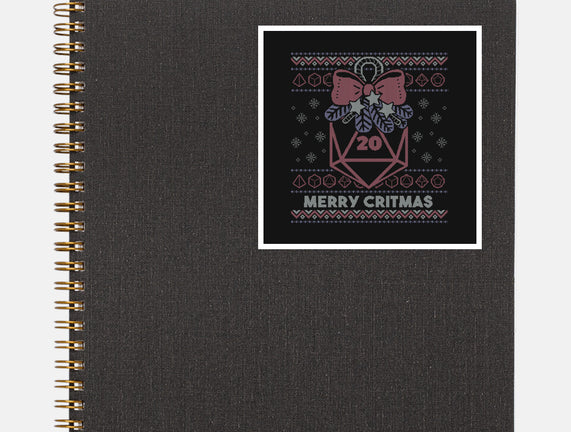 Merry Critmas Ugly Sweater