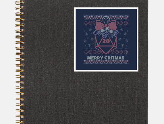 Merry Critmas Ugly Sweater