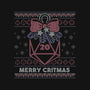 Merry Critmas Ugly Sweater-Womens-Fitted-Tee-xMorfina