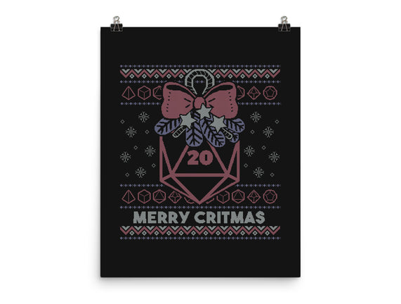 Merry Critmas Ugly Sweater