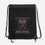 Merry Critmas Ugly Sweater-None-Drawstring-Bag-xMorfina