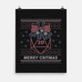 Merry Critmas Ugly Sweater-None-Matte-Poster-xMorfina