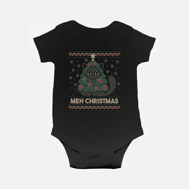 Meh Ugly Christmas Sweater-Baby-Basic-Onesie-xMorfina