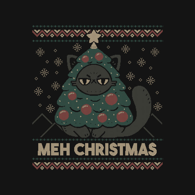 Meh Ugly Christmas Sweater-Unisex-Crew Neck-Sweatshirt-xMorfina