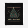Meh Ugly Christmas Sweater-None-Fleece-Blanket-xMorfina