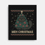 Meh Ugly Christmas Sweater-None-Stretched-Canvas-xMorfina
