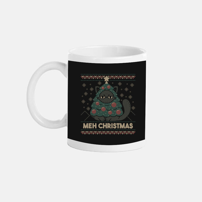 Meh Ugly Christmas Sweater-None-Mug-Drinkware-xMorfina