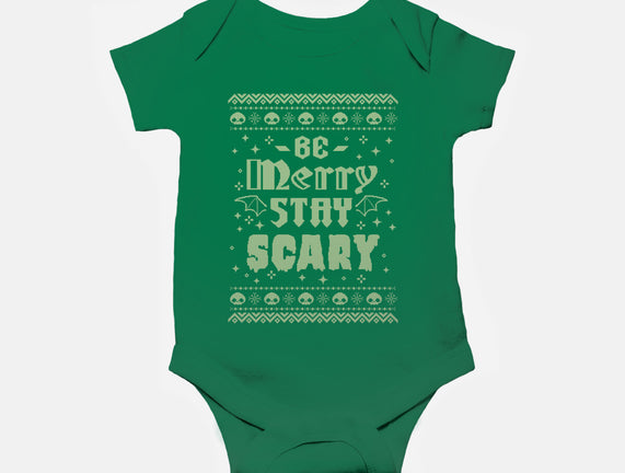 Be Merry Stay Scary Ugly Sweater