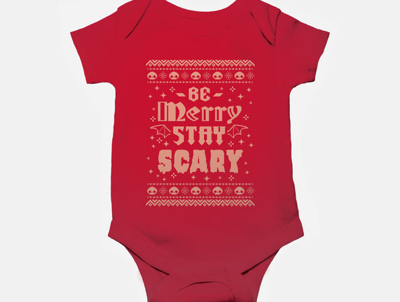 Be Merry Stay Scary Ugly Sweater