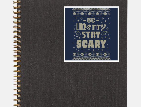 Be Merry Stay Scary Ugly Sweater