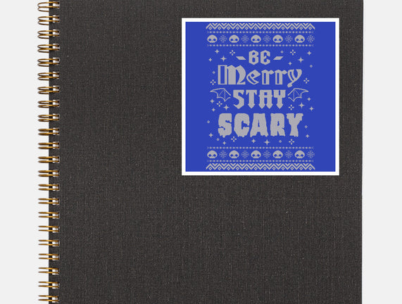 Be Merry Stay Scary Ugly Sweater